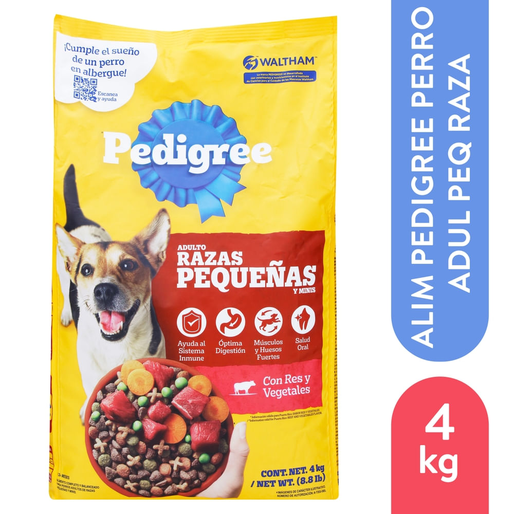 Alimento Perro Pequeño Carne Pedigree