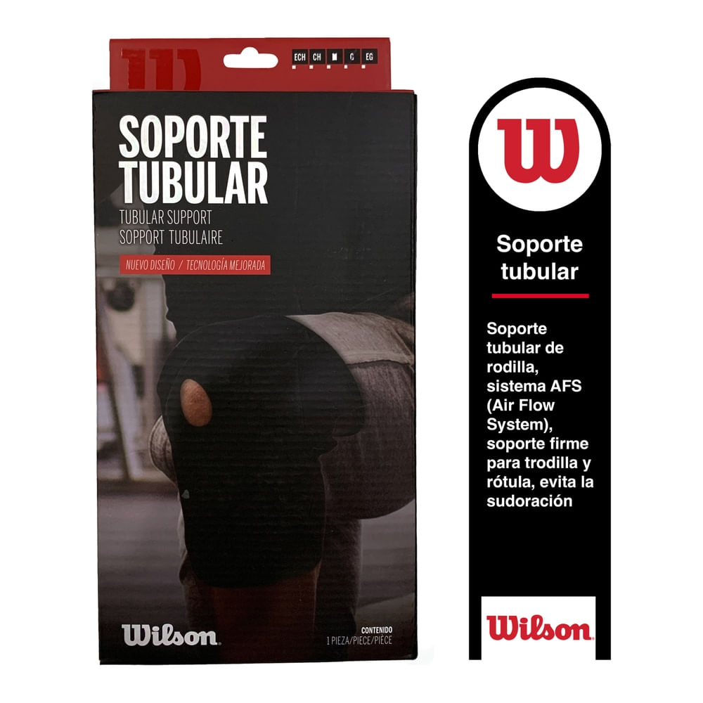 Rodillera Wilson, especial con soporte tubular AW202 -Unitalla