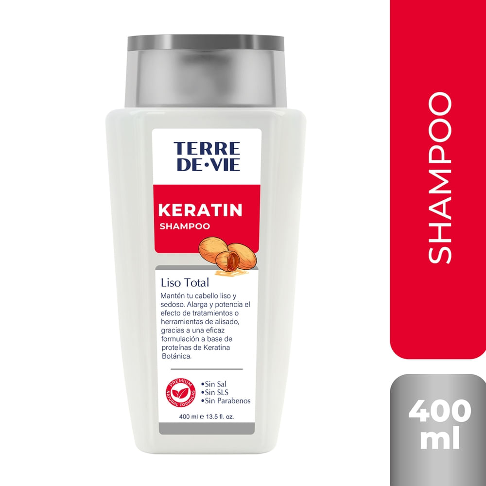 Shampoo Liso Total Keratina Terre De Vie