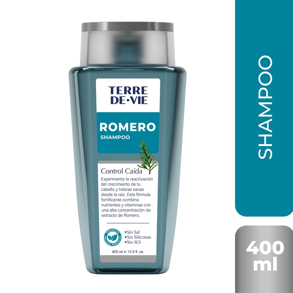 Shampoo Control Caída Romero Terre De Vie