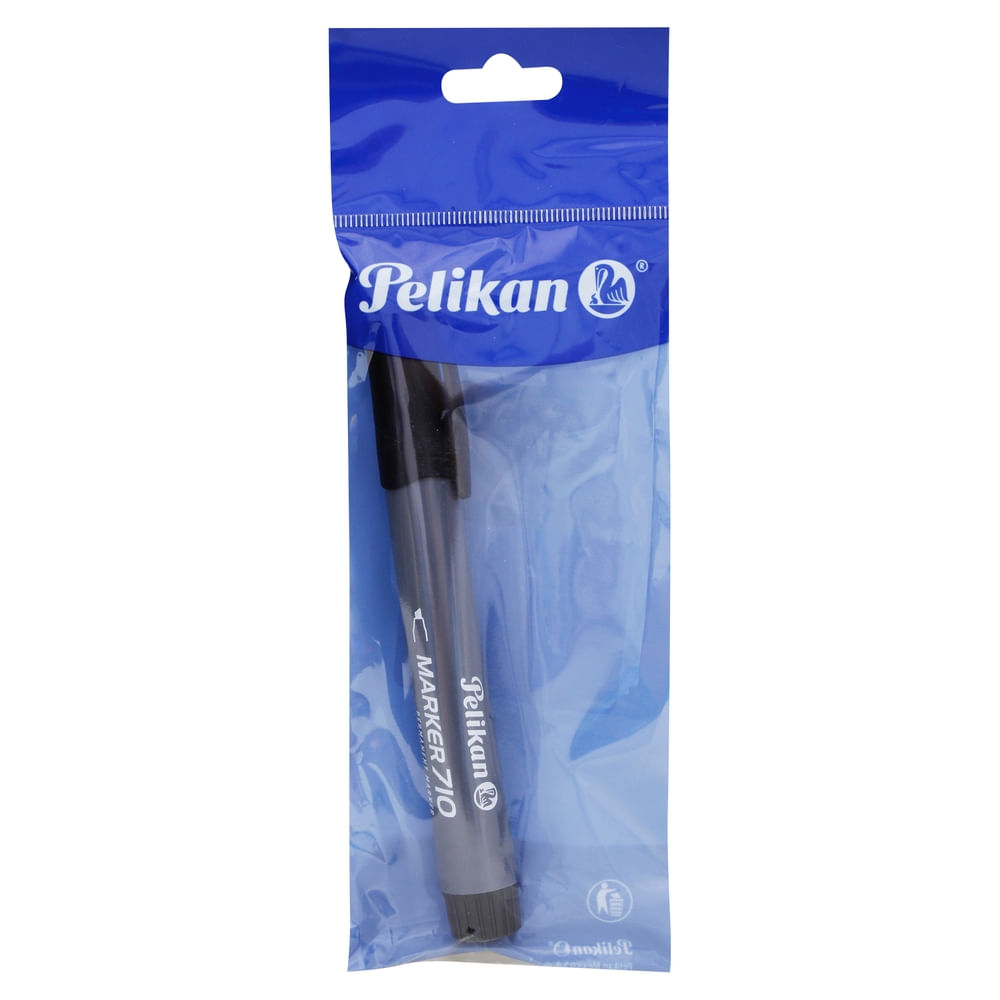 Marcador Permamente Negro Pelikan