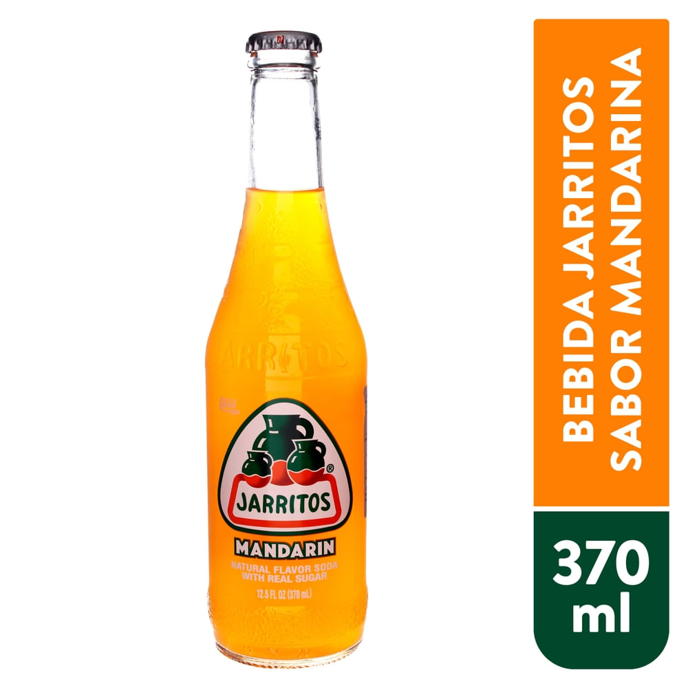 Refresco gaseoso Jarritos sabor mandarina - 370 ml