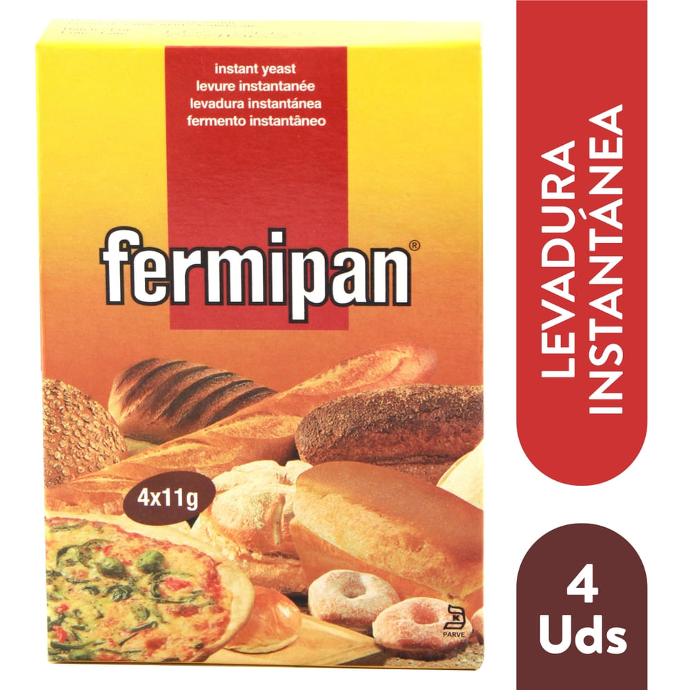Levadura Fermipan Sobres 4 Uds - 11 g