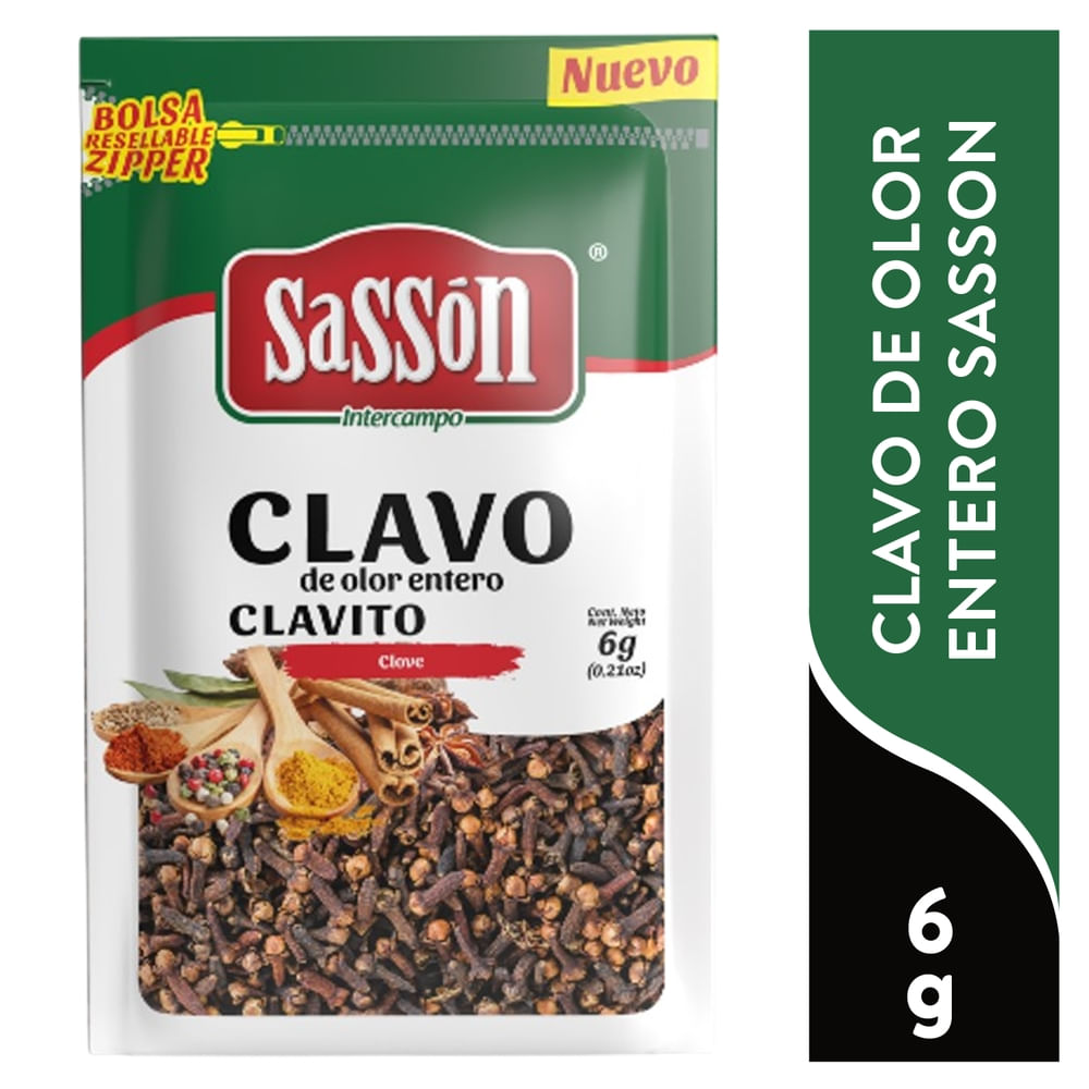 Clavo de olor Sassón entero Zipploc - 6 g