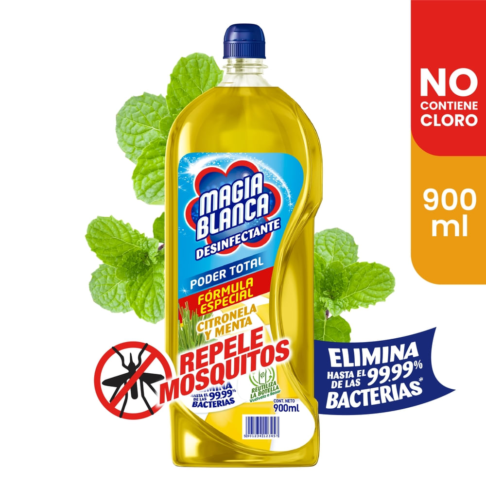 Desinfectante Citronela Menta Magia Blanca
