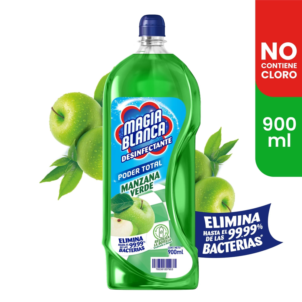 Desinfectante Manzana Verde Magia Blanca