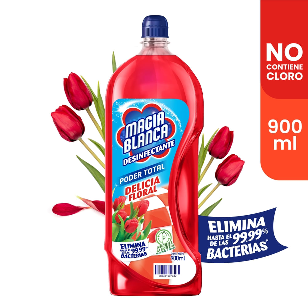 Desinfectante Delicia Floral Magia Blanca