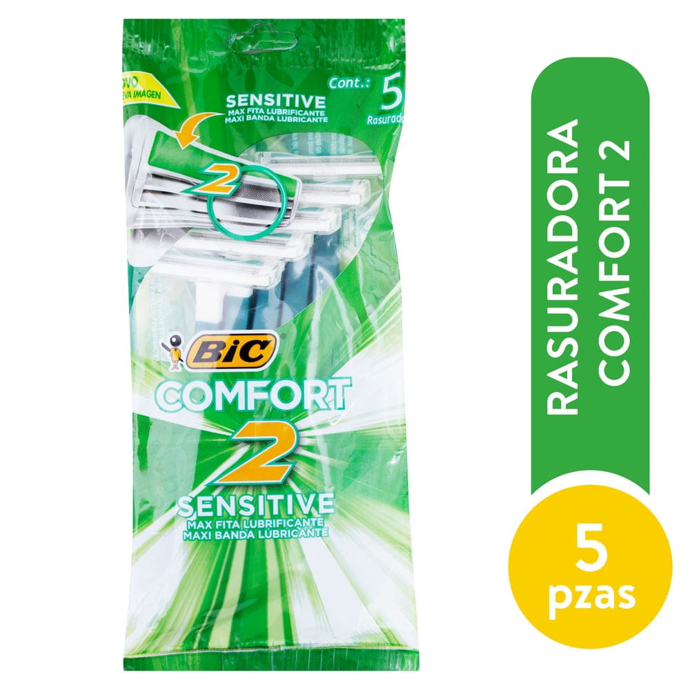 Rasuradora Bic Comfort Twin - 5 Uds