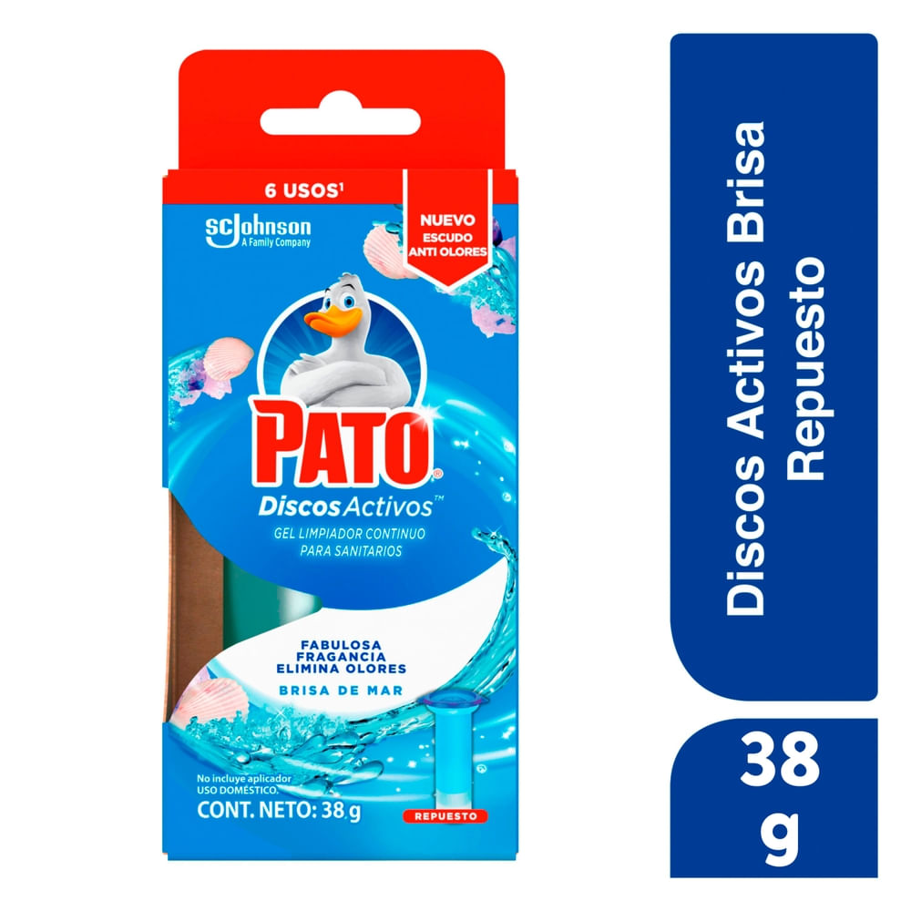 Desinfectante Baños Brisa Mar Discos Pato
