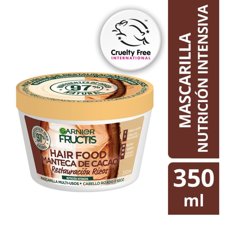 Mascarilla Cacao Restauración Rizos Hairfoood Fructis