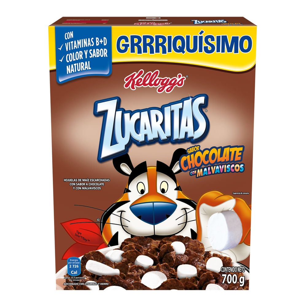 Cereal Kelloggs Zucaritas Sabor Chocolate con Malvaviscos - 700 g