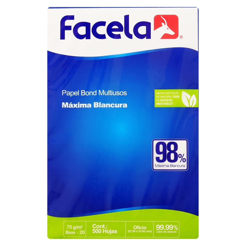 Resma Papel Bond Oficio Facela