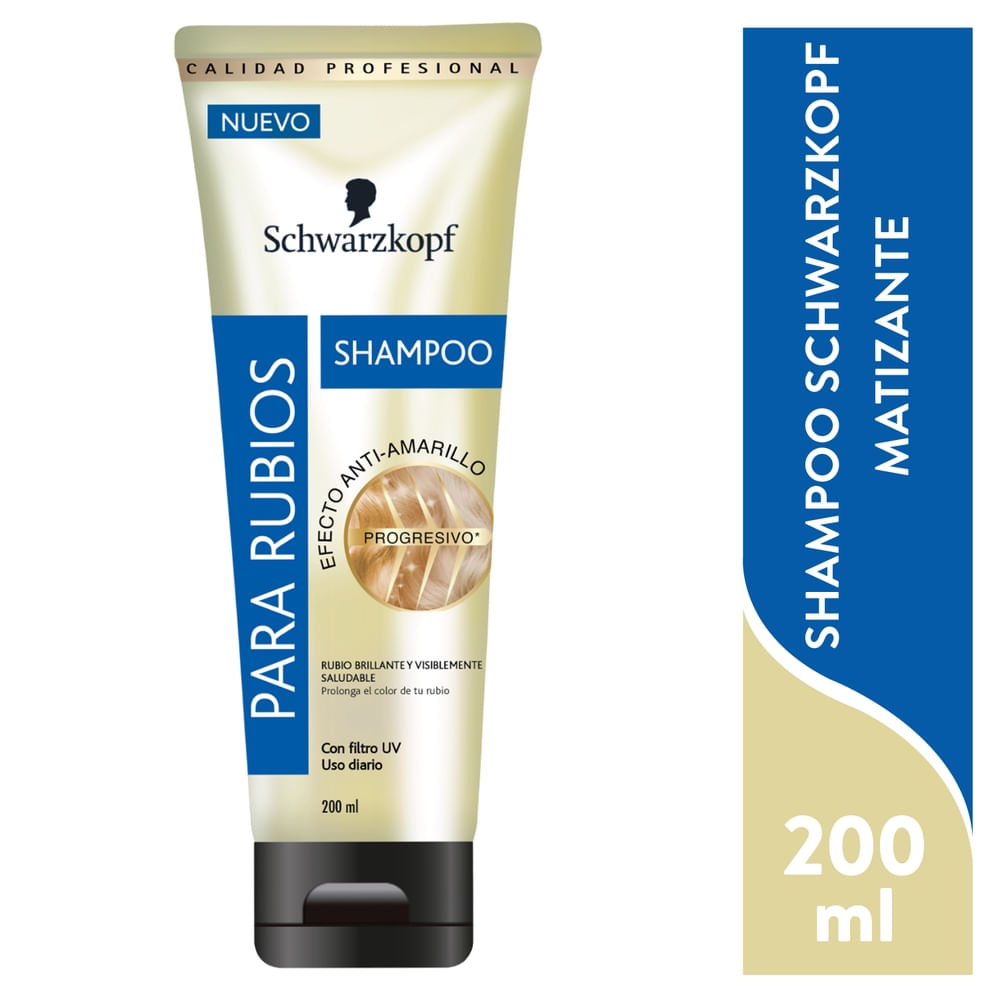 Shampoo Schwarzkoff Matizante para Rubios -200ml