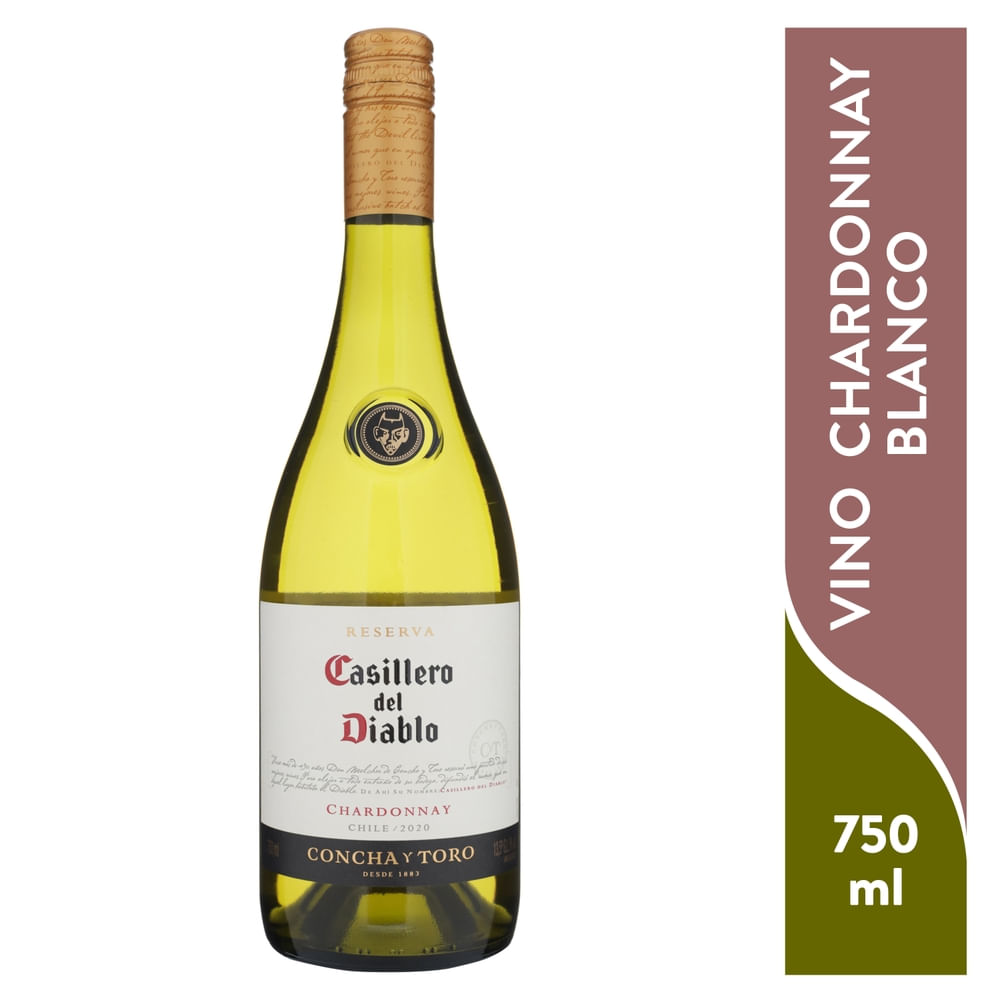 Vino Chardonnay Reserva Casillero Del Diablo
