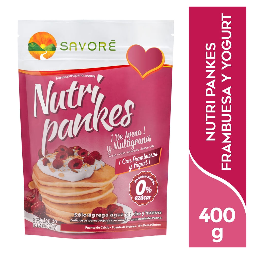 Nutripankes Avena Frambuesa Savoré
