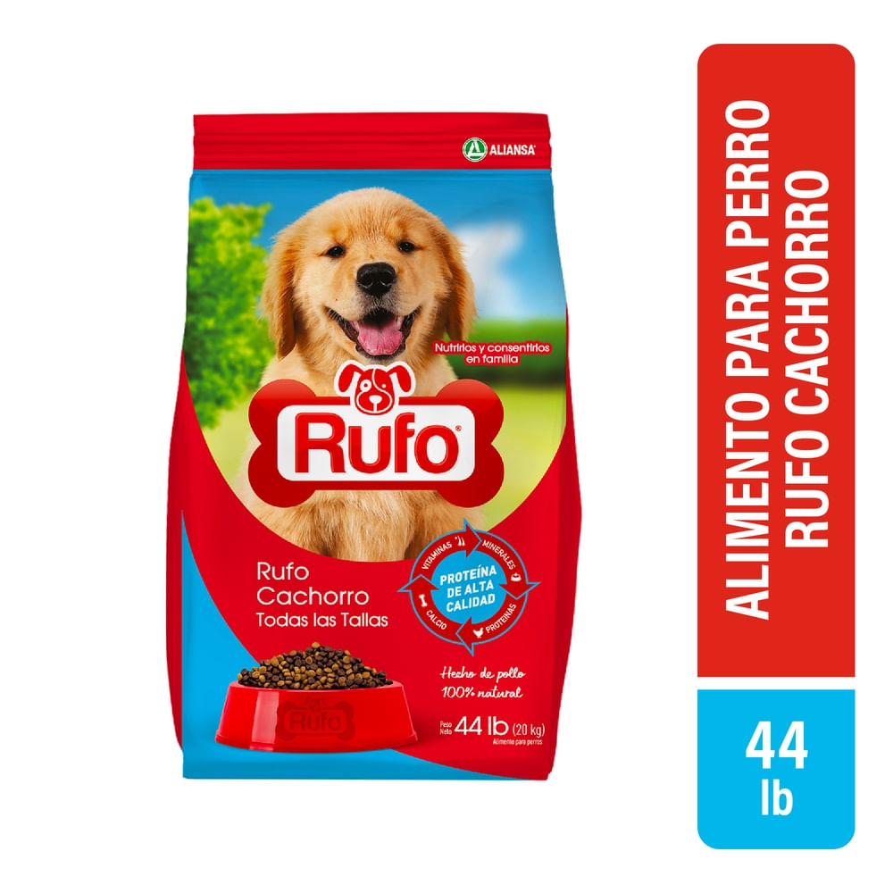 Alimento Rufo Perro Cachorro Todas las Tallas - 44 lb