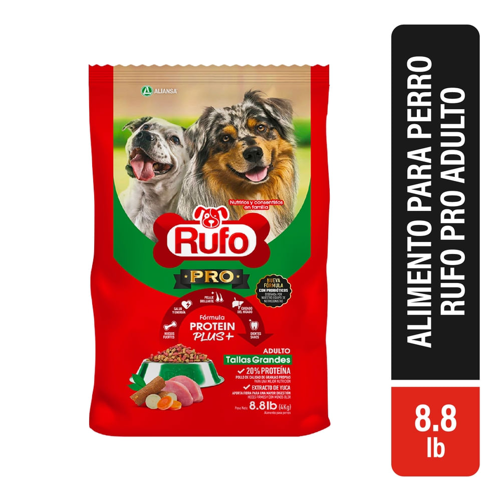 Alimento Perro Grande Proteín Plus Pollo Rufo Pro