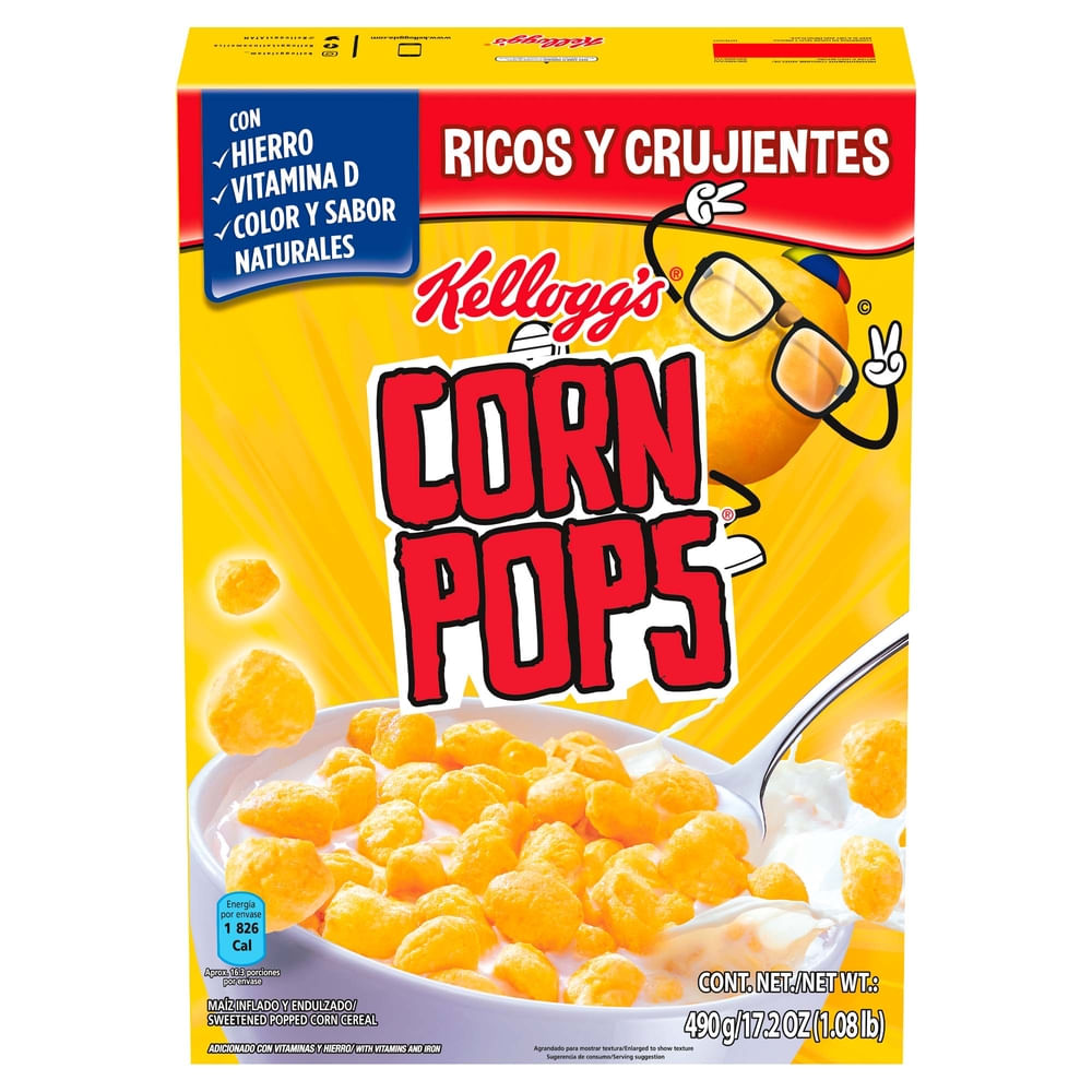 Cereal Kelloggs Corn Pops - 490 g
