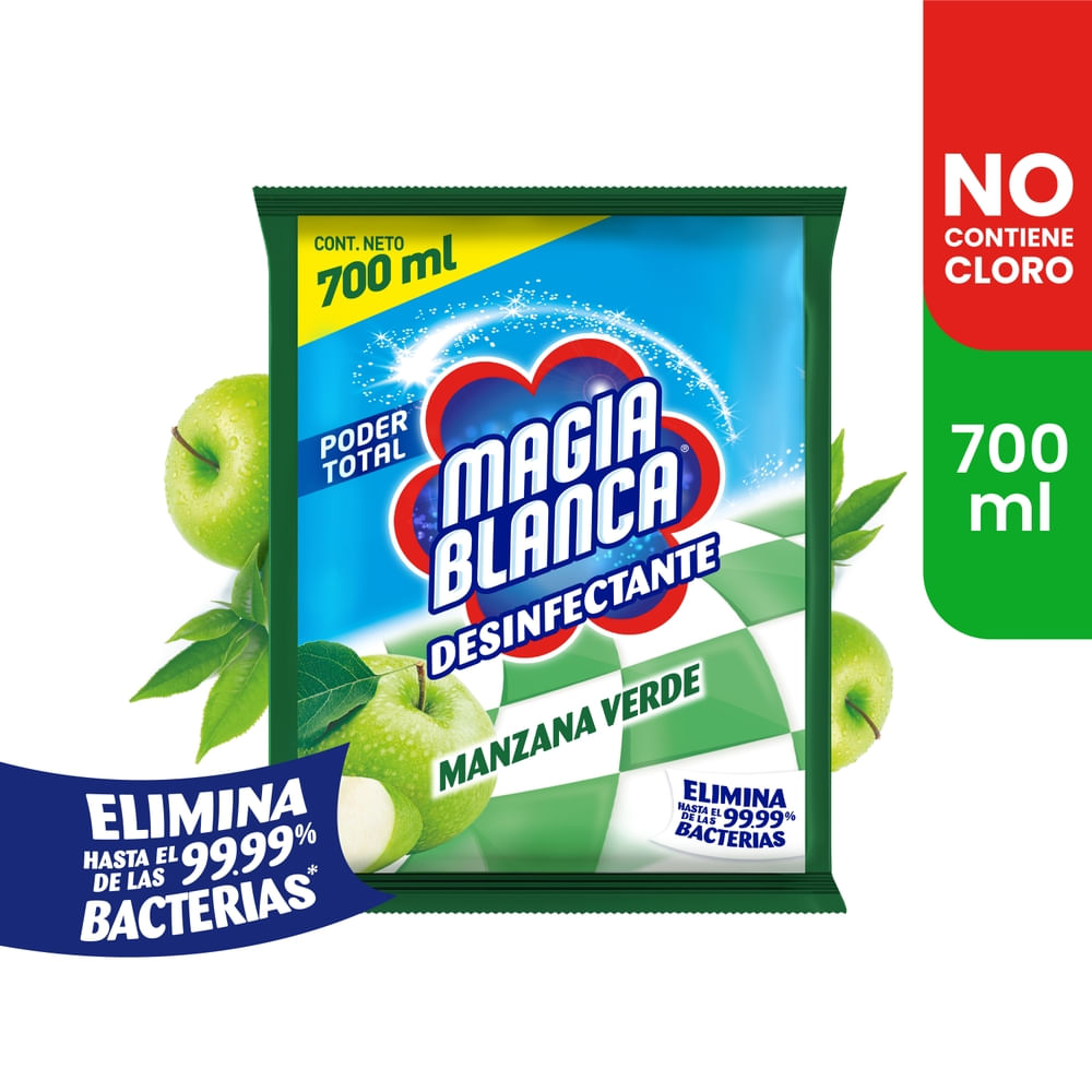 Desinfectante Manzana Verde Magia Blanca