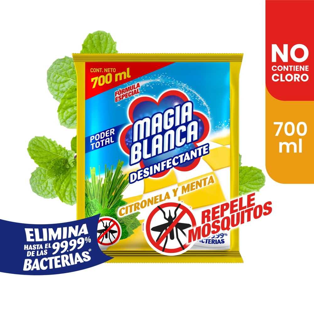 Desinfectante Citronela Menta Magia Blanca