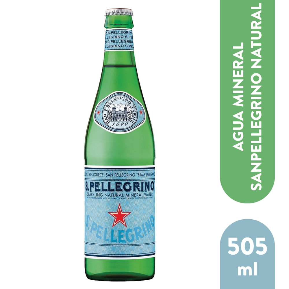 Agua Mineral San Pellegrino Natural - 505 ml