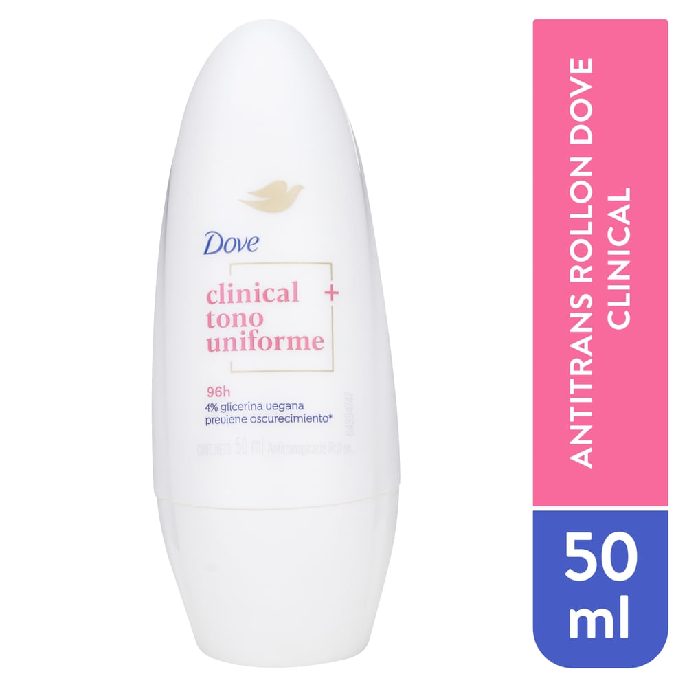 Antitranspirante Dove Clinical Roll-On - 50 ml