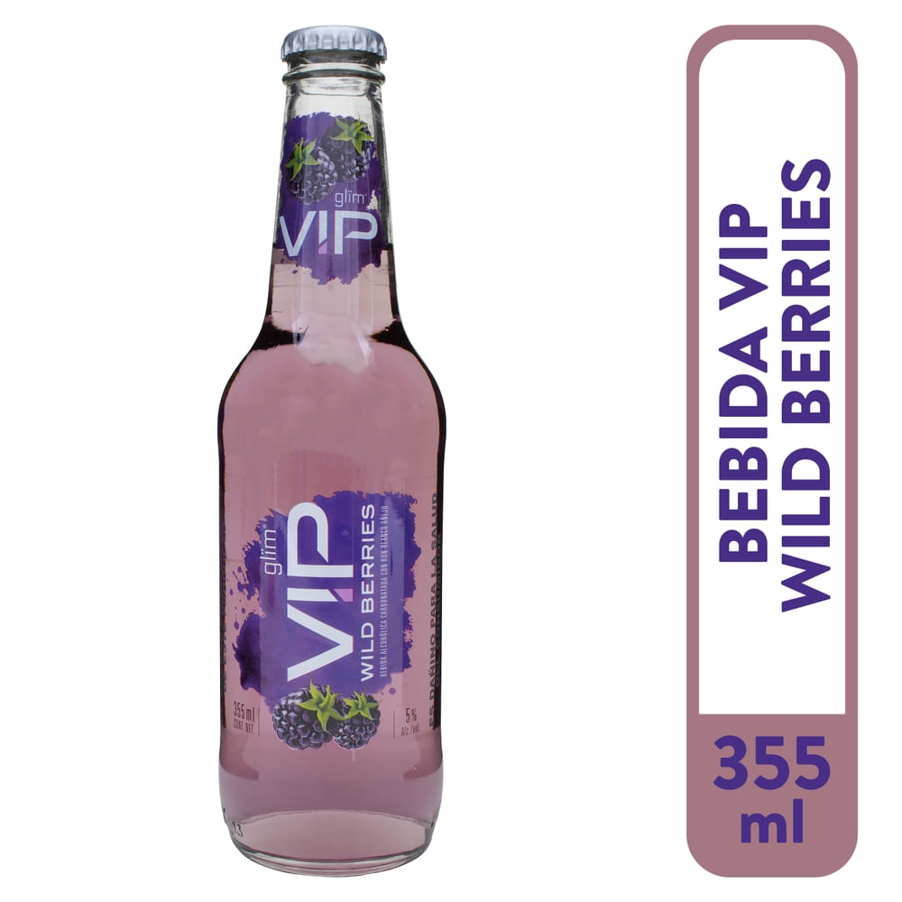 Bebida alcohólica Vip Wild Berries - 355 ml