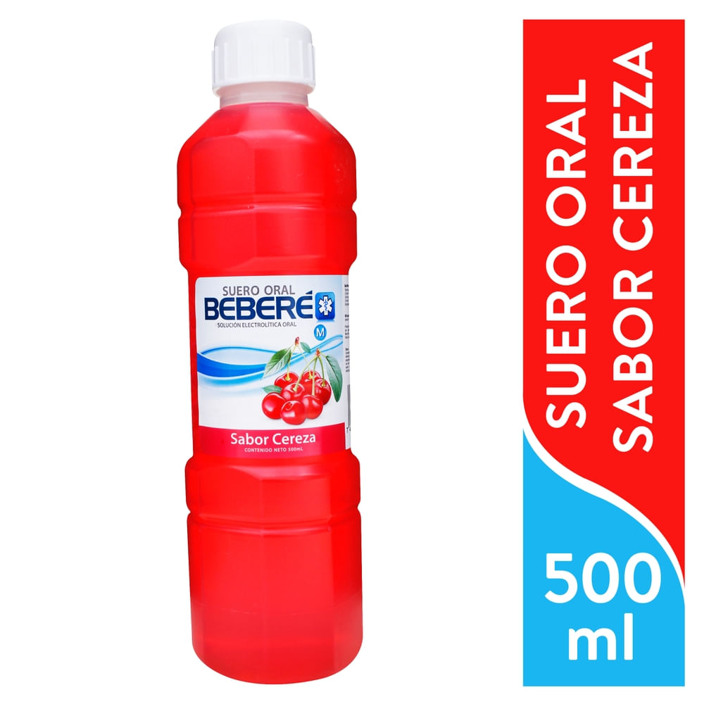 Suero Oral Bebere Cereza 500 Ml