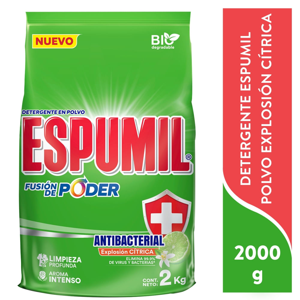 Detergente Espumil Explosión Citricos en polvo - 2000 g