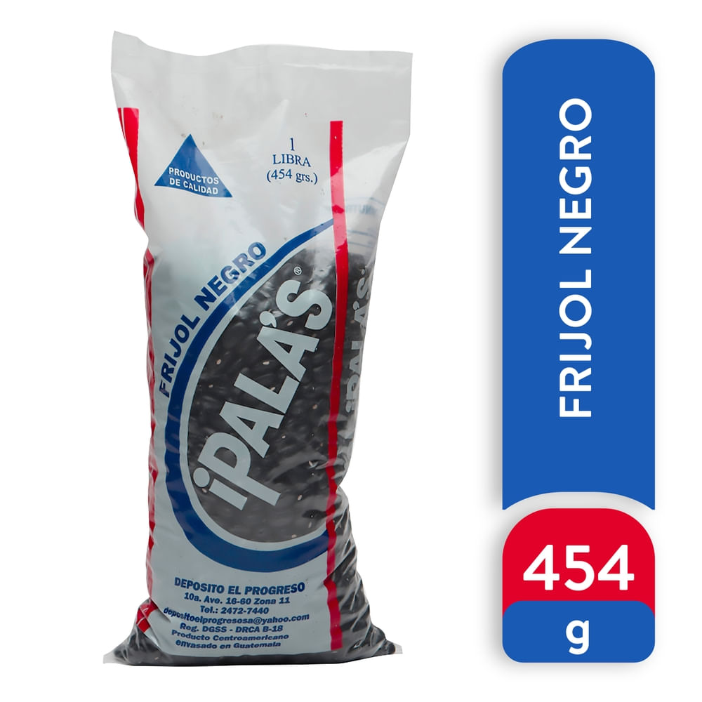 Frijol Negro Ipalas Bolsa - 454 g