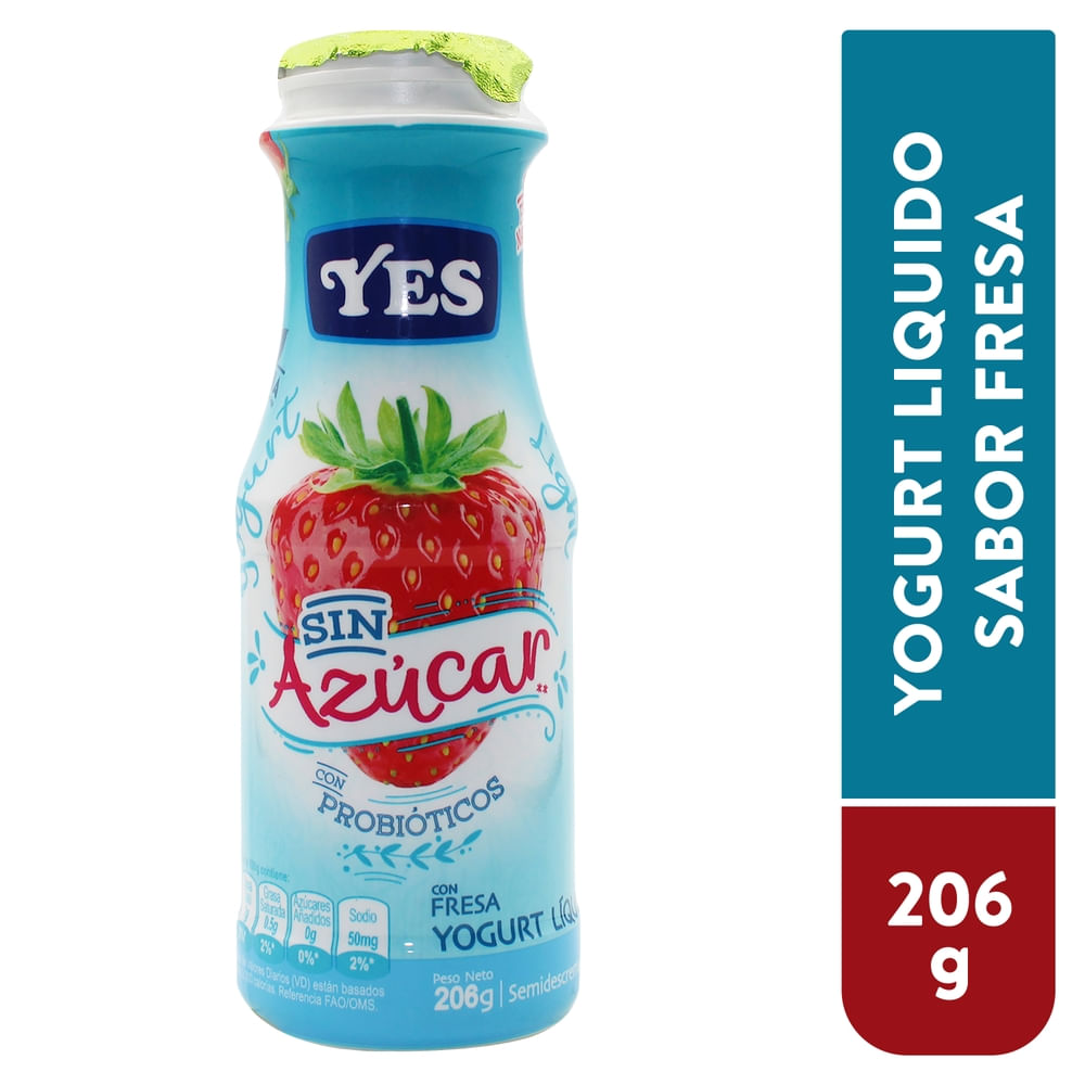 Yogurt Líquido Fresa Light Yes
