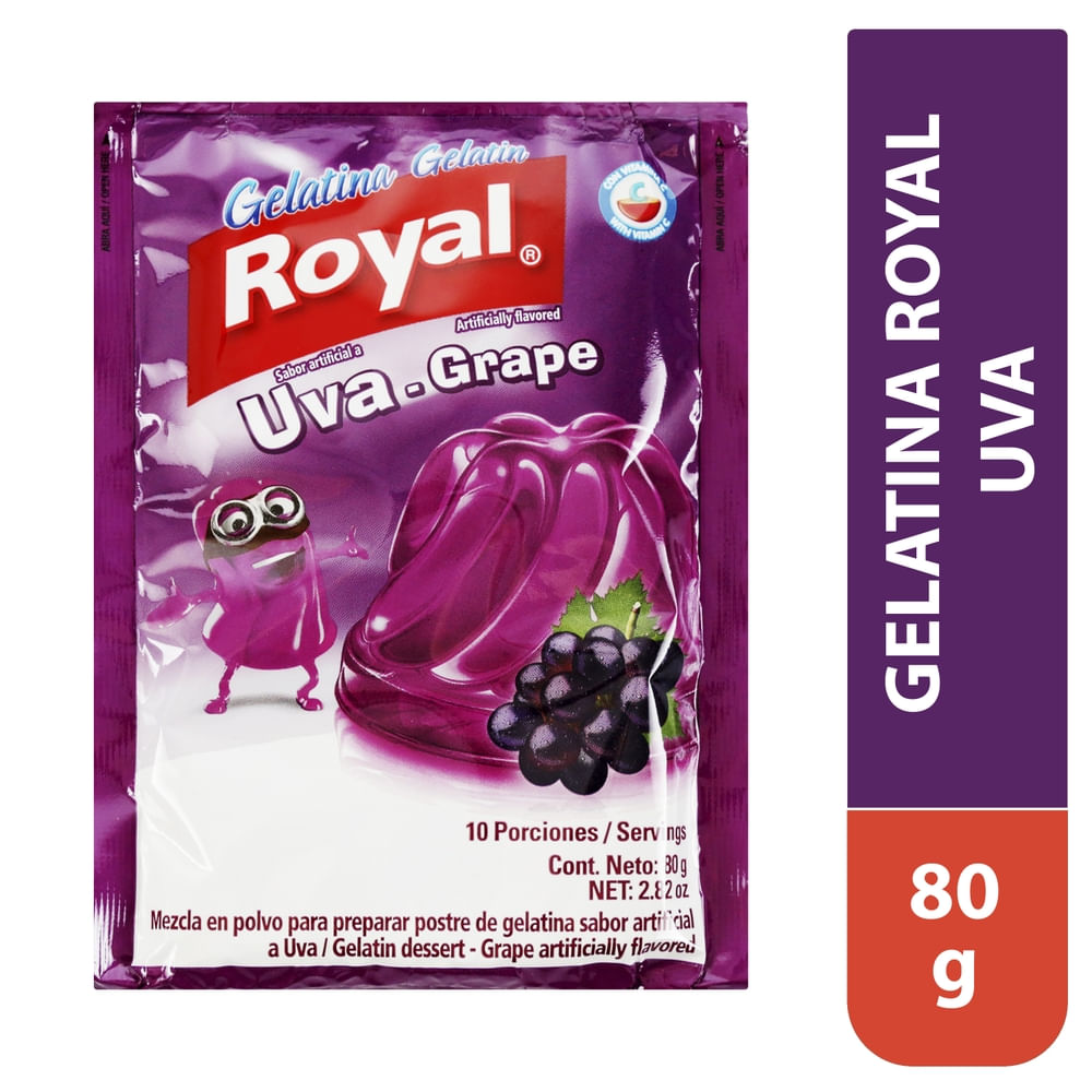 Gelatina Uva Royal