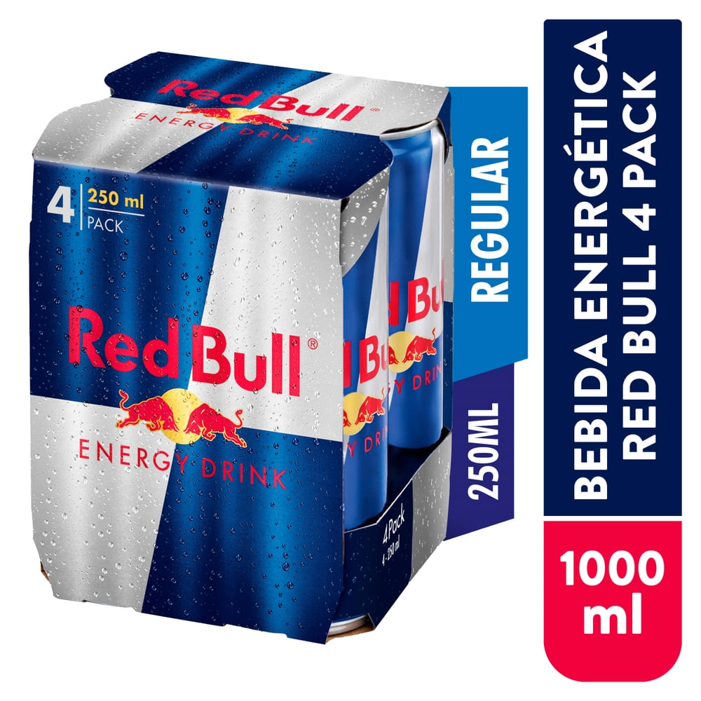 Red Bull Lata 4 Pack