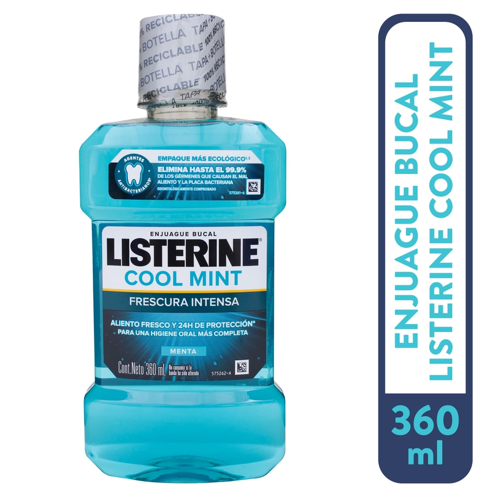 Enjuague Bucal Listerine Cool Mint - 360 ml