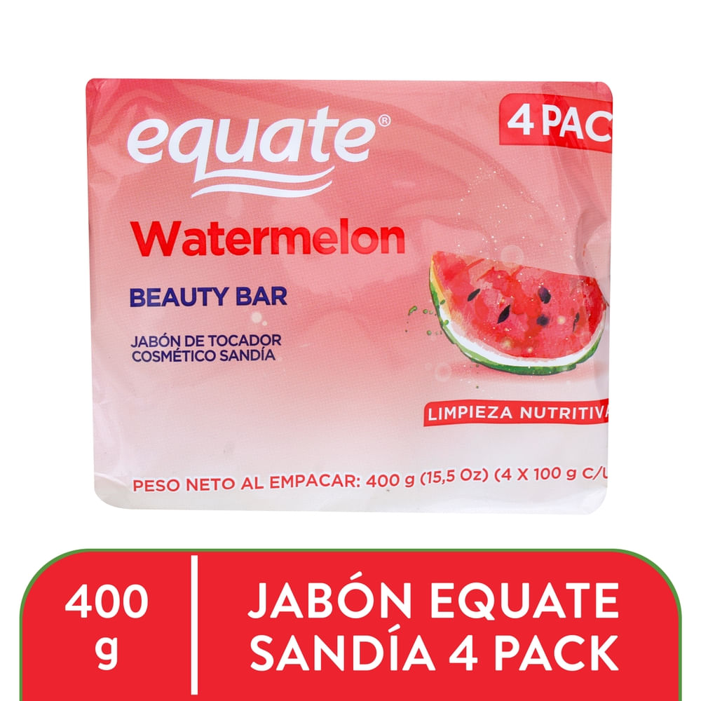Jabón Equate De Tocador Yogurt & Arándano 4 Pack - 400 g