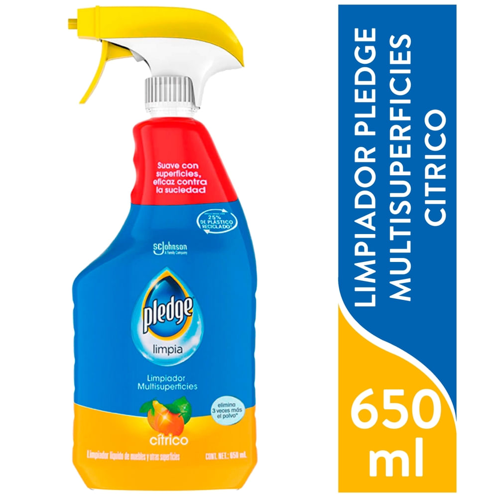 Limpiador Multisuperficies Cítrico Pledge
