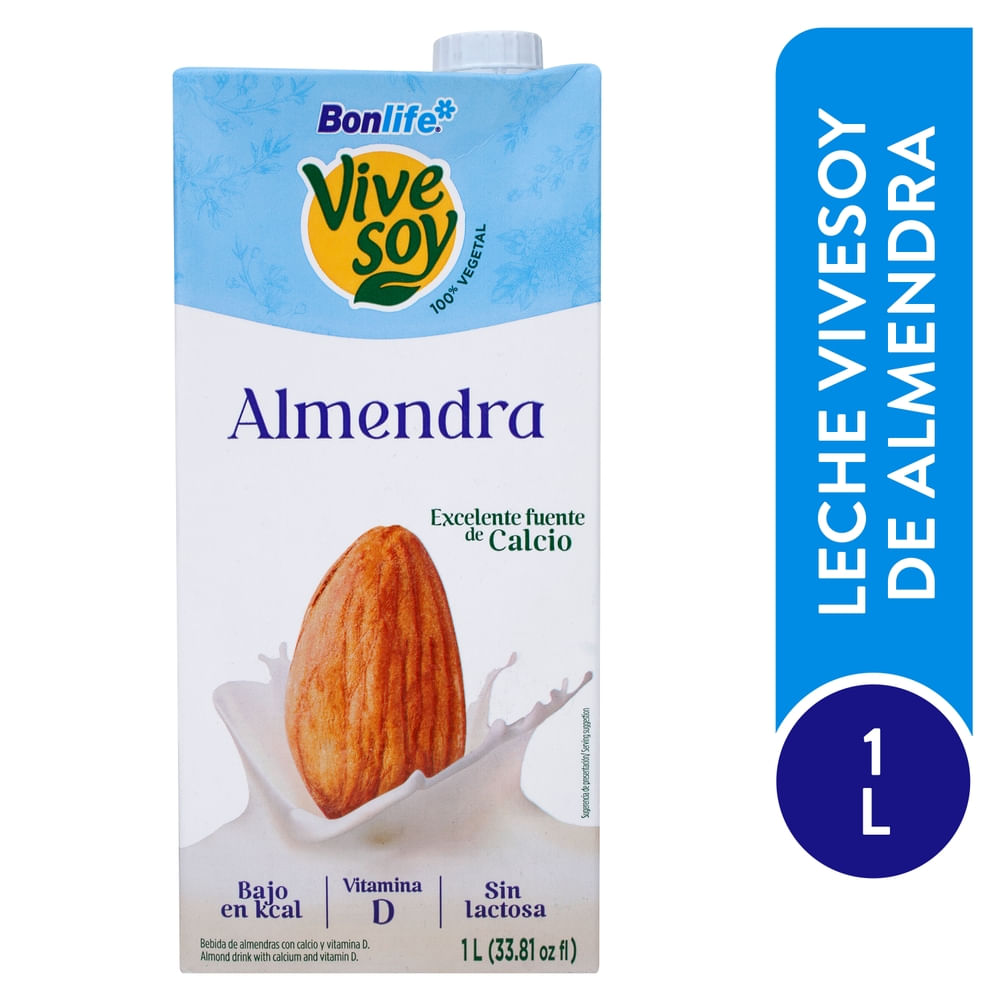 Leche de Almendra Vive Soy Natural - 1 L