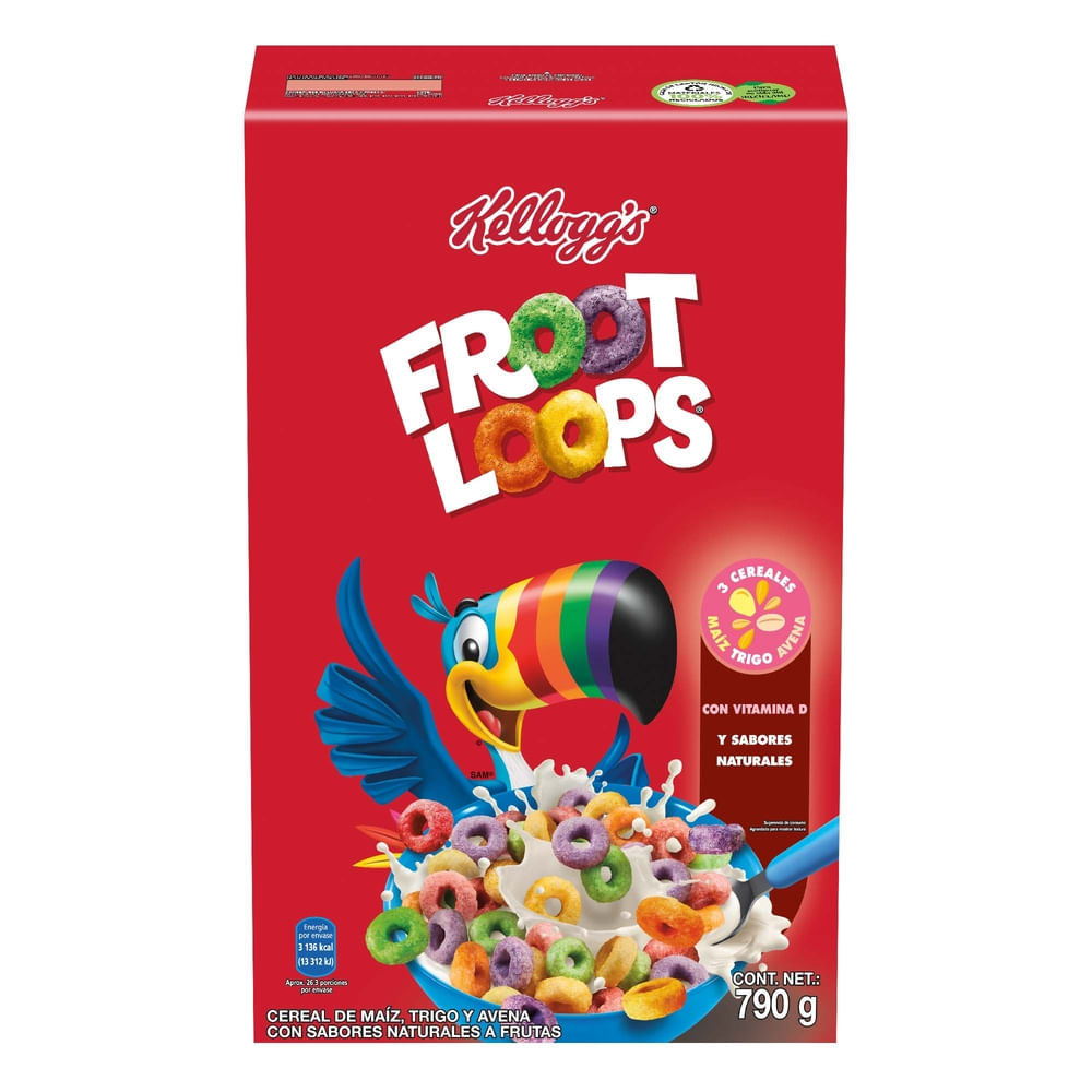 Cereal Kelloggs Froot Loops Original - 790 g