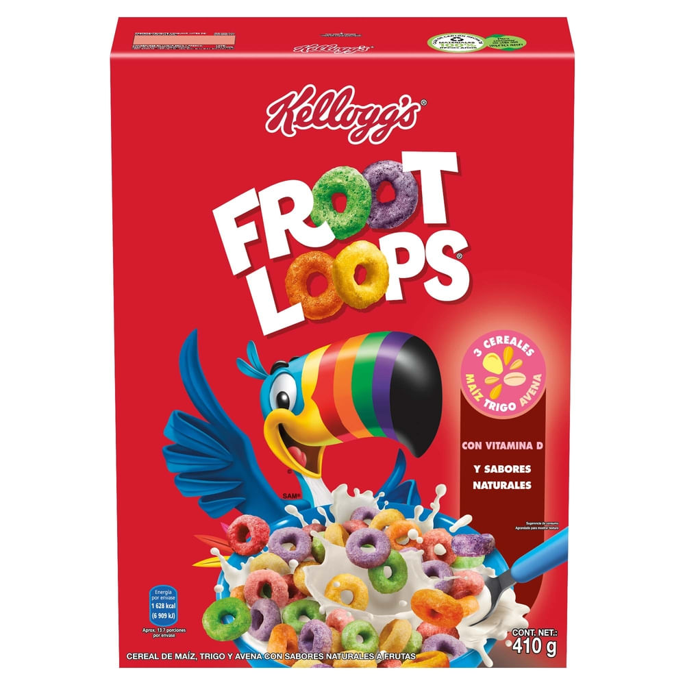 Cereal Kelloggs Froot Loops - 410 g