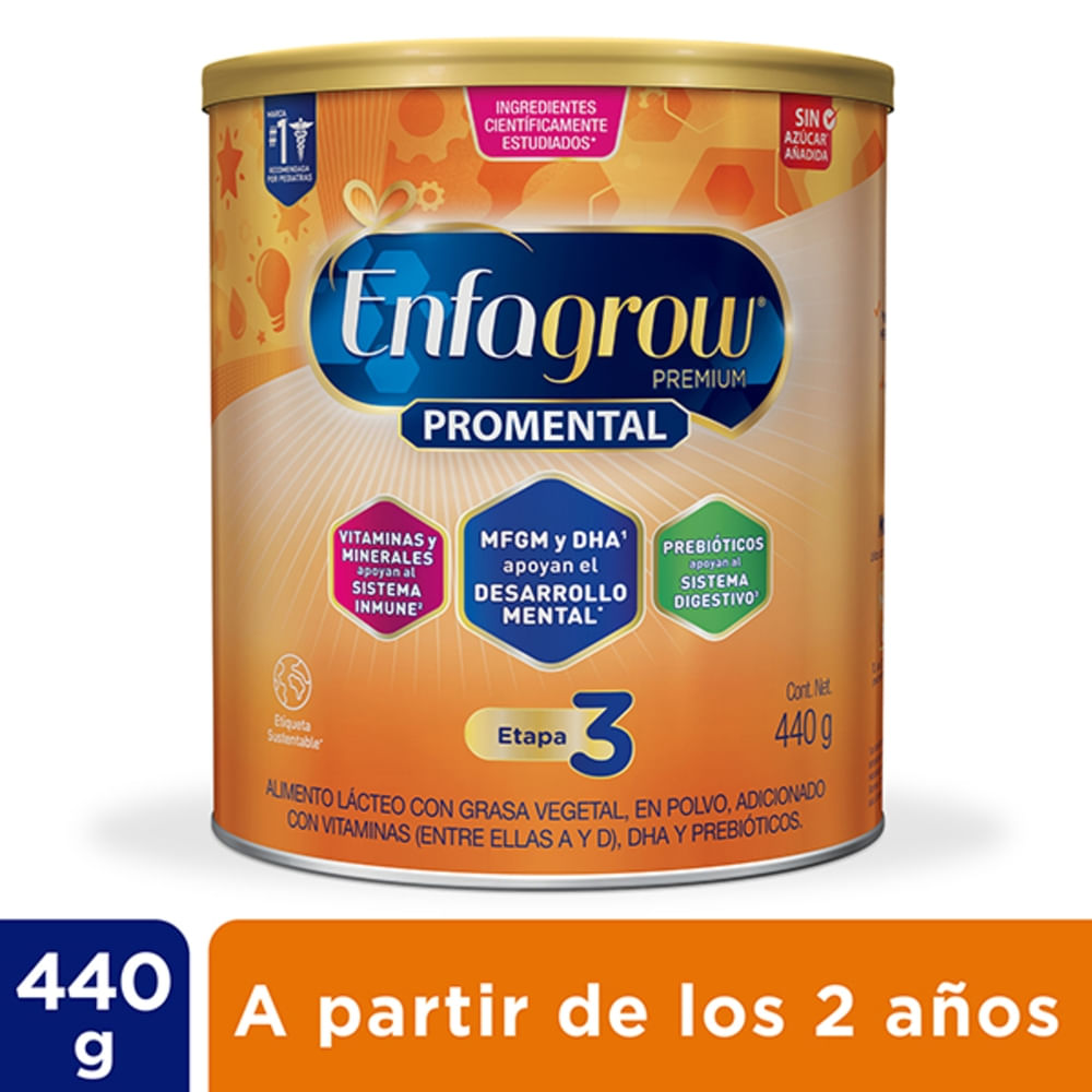 Fórmula para bebé Enfagrow promental etapa 3 - 440 g