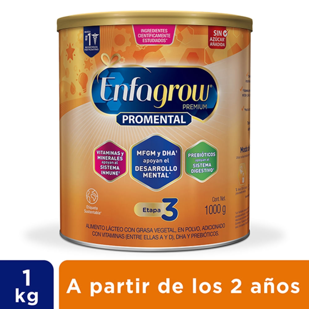 Fórmula para bebé Enfagrow promental etapa 3 - 1000 g