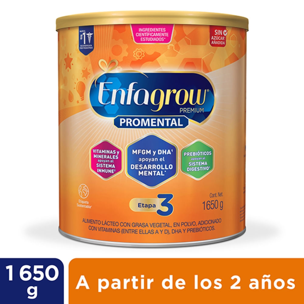 Fórmula para bebé Enfagrow promental etapa 3 - 1650 g