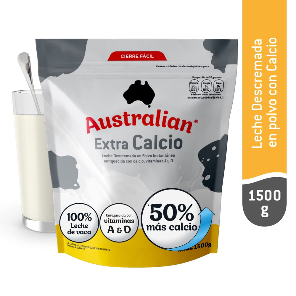 Leche Descremada Extra Calcio Australian