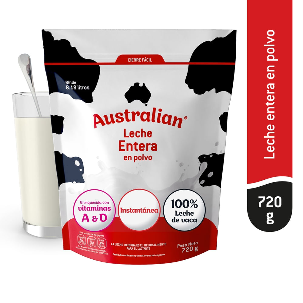Leche Entera Australian - 720 g