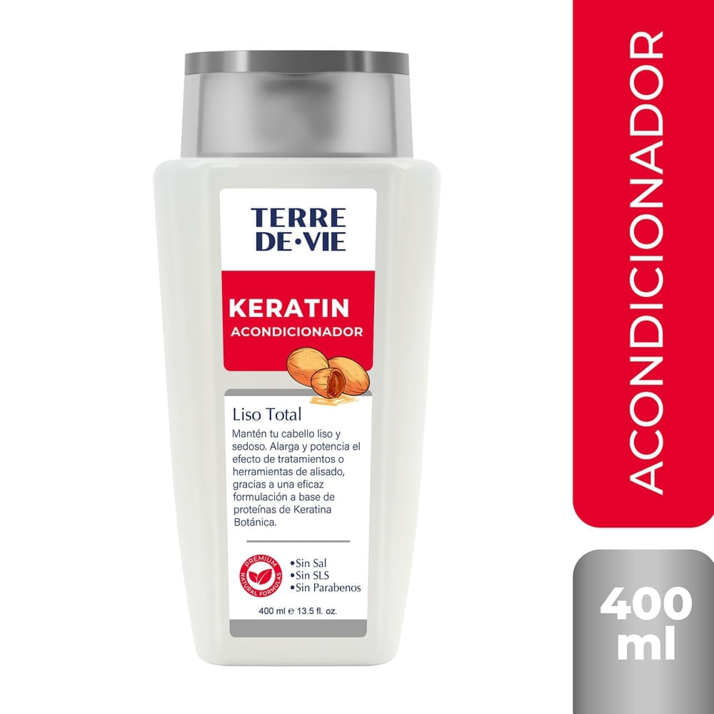 Acondicionador Liso Total Keratina Terre De Vie