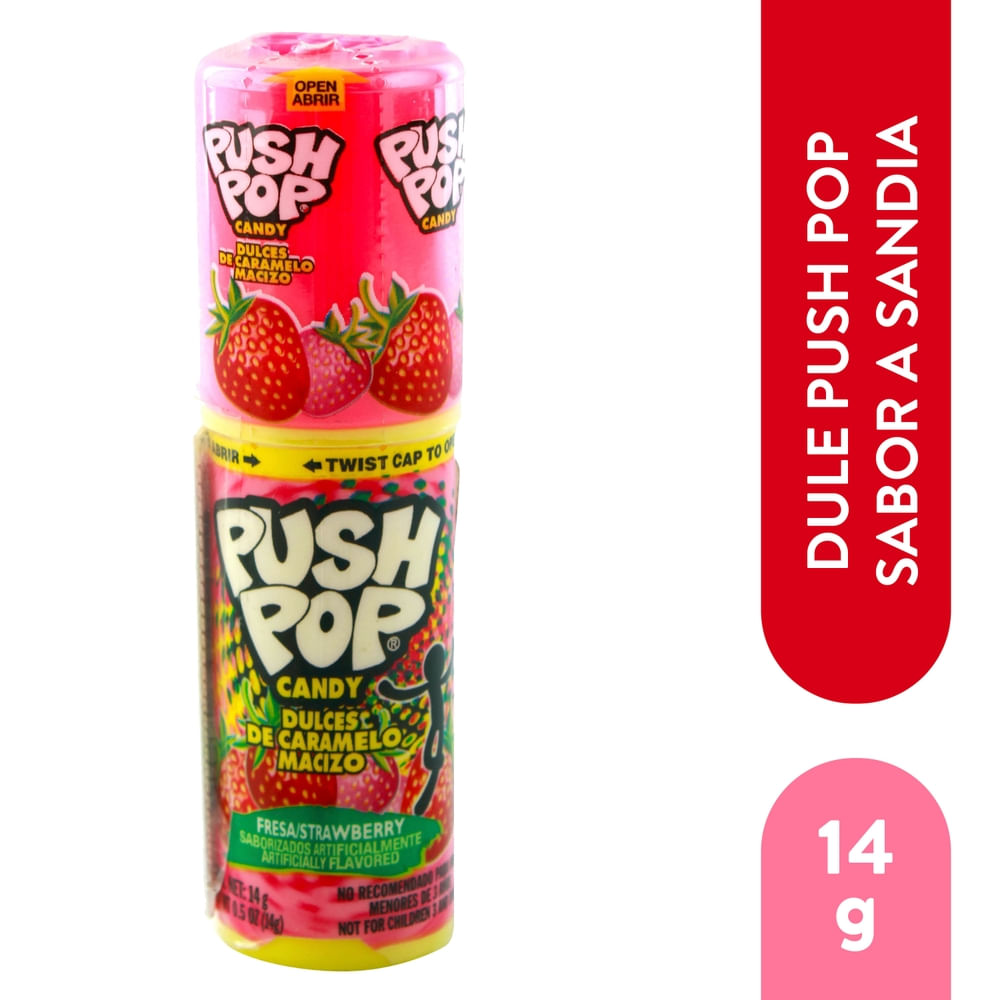 Dulces Push Pop Sandia - 14 g