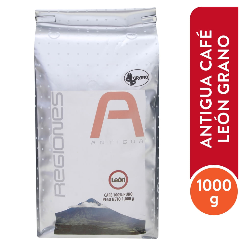 Café León 100% Puro Regiones Antigua Grano - 1000 g