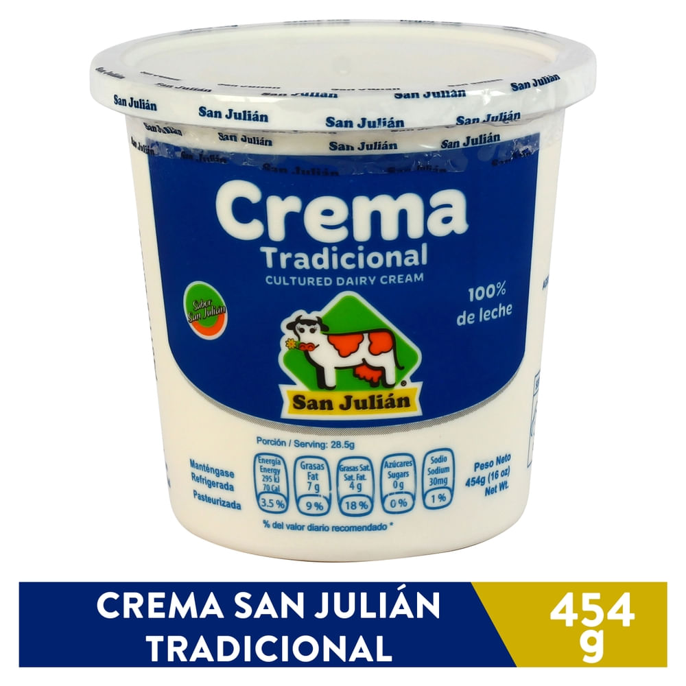 Crema San Julian pura especial tarro - 454 g