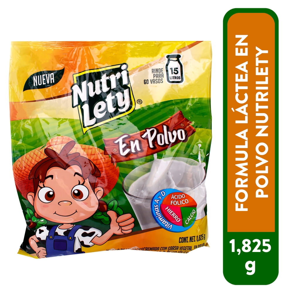 Bebida Láctea En Polvo Nutrilety - 1825 g