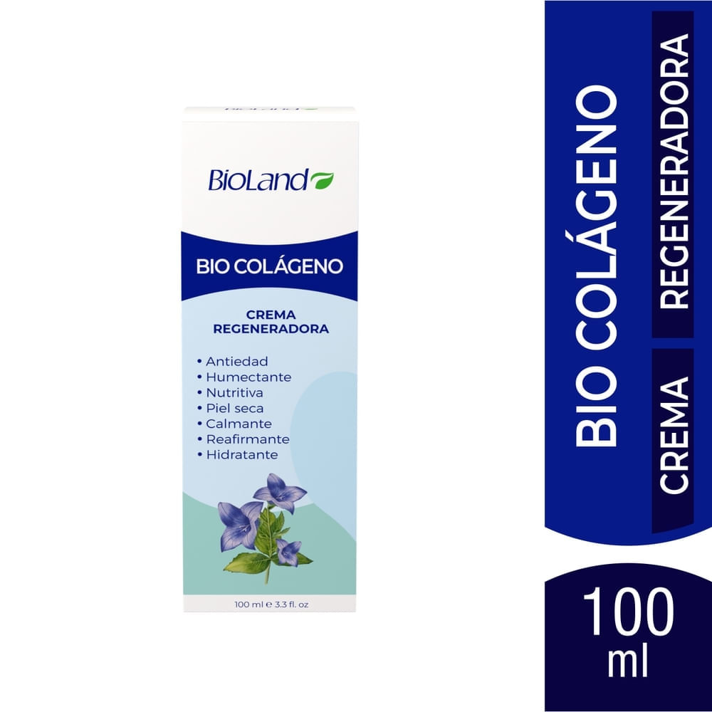 Crema Facial Regeneradora Bio Colágeno Bioland